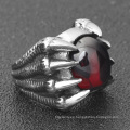 Shangjie oem joyas halloween regal de moda fantasma anillo joya de joya de acero inoxidable anillos de halloween de circonía inteligente para hombres